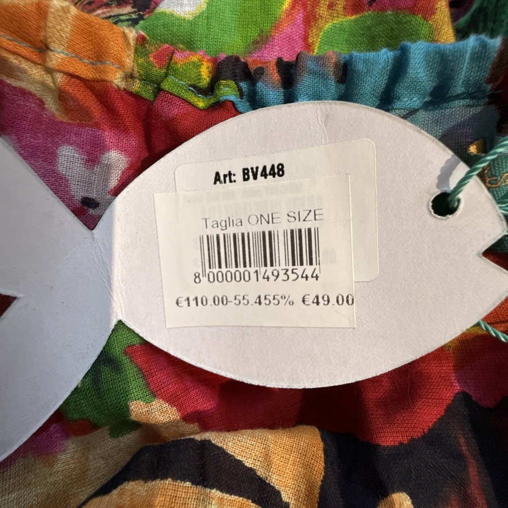 NWT Antica Sartoria Giacomo Cinque Frida Kahlo Boho Maxi Dress Halter Open Back - Picture 8 of 9